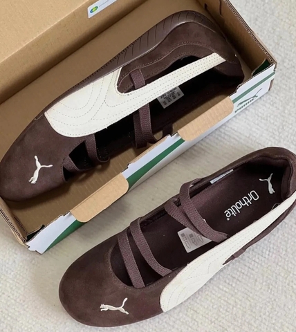 2727 - Giày Puma Speedcat Ballet ‘Dark Chocolate’ 406758-02 [HÀNG CHÍNH HÃNG]