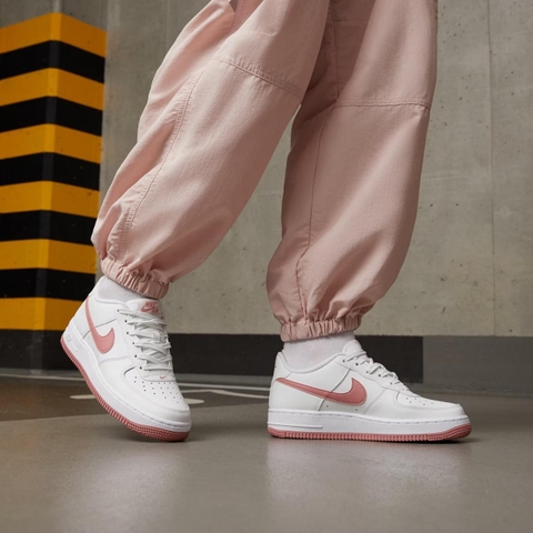 1170 - Giày Nike Air Force 1 Low GS White Red Stardust - Code DV7762 102 [HÀNG CHÍNH HÃNG]