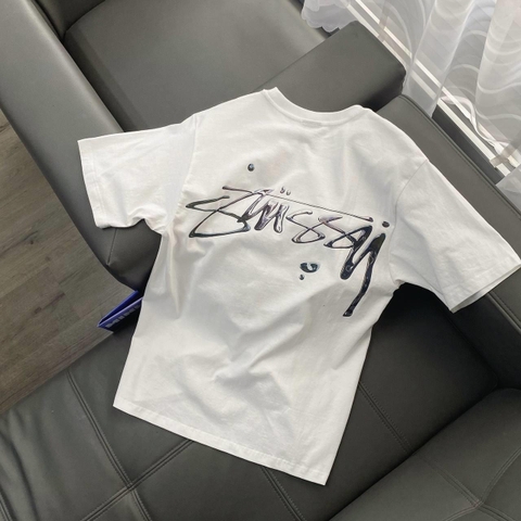 1213 - Áo Stussy Mercury - Trắng White - Code 1904983 [HÀNG CHÍNH HÃNG]
