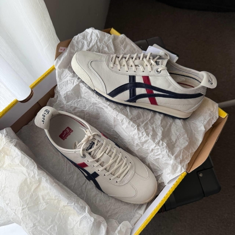 1524 - Giày Onitsuka Tiger Mexico 66 SD Cream/Peacoat 1183A872-101 [HÀNG CHÍNH HÃNG]