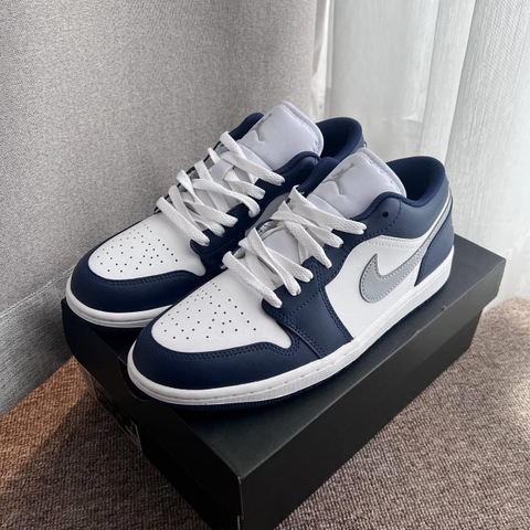 1749 - Giày Nike Air Jordan 1 Low Midnight Navy 553558-141 / 553560-141 [HÀNG CHÍNH HÃNG]