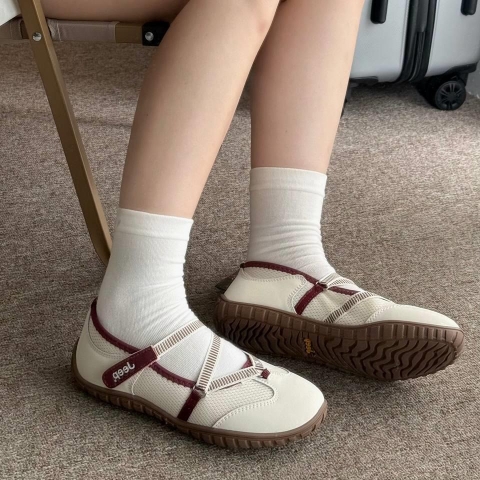 1716 - Giày Jeep Outdoor Low Top Begie Red P651W13111 [HÀNG CHÍNH HÃNG]