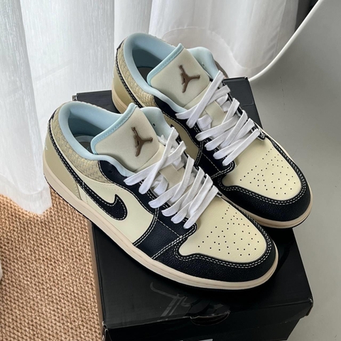 1377 - Giày Nike Air Jordan 1 Low SE Coconut Milk Black HQ3437-101 [HÀNG CHÍNH HÃNG]