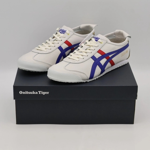 2586 - Giày Onitsuka Tiger Mexico 66 White Dark Blue Red 1183B511-100 [HÀNG CHÍNH HÃNG]