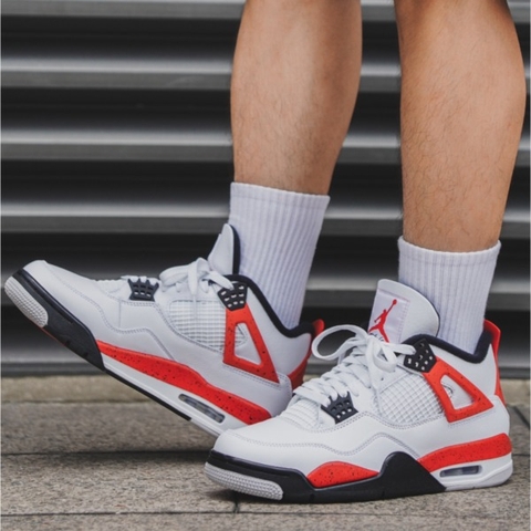 312 -  Giày Nike Air Jordan 4 Retro Red Cement DH6927 161 [HÀNG CHÍNH HÃNG]