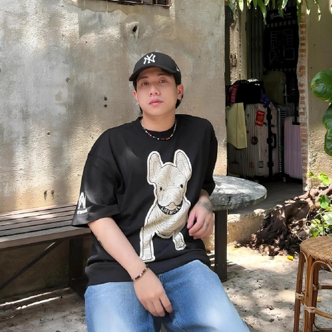 825 -  Áo Life Work Logo Radoc Signature - Black - Code LW245TS982-1 [HÀNG CHÍNH HÃNG]