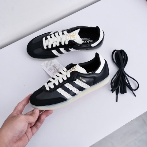 1758 - Giày Adidas Samba Ruffle Stripes Pack Black Off White JR8831 [HÀNG CHÍNH HÃNG]