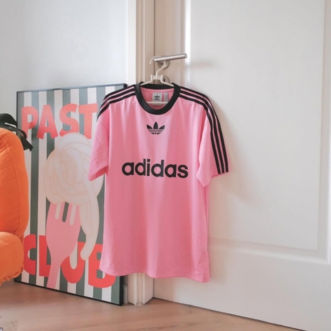 1753 - Áo Adidas Adicolor Jersey Shirt T-Shirt Pink Black JW3729 [HÀNG CHÍNH HÃNG]