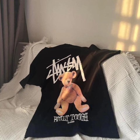 851 -  Áo Stussy Built Tough Bear - Black - Code 1904893 [HÀNG CHÍNH HÃNG]