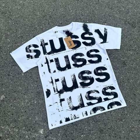 1211 -  Áo Stussy Stamp Tee - Trắng White [HÀNG CHÍNH HÃNG]