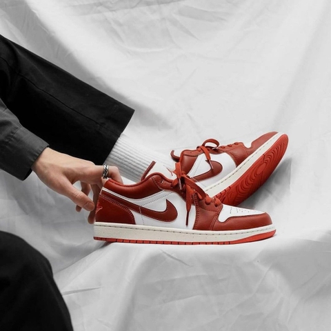402 - Giày Nike Air Jordan 1 Low Dune Red FJ3465 160 [HÀNG CHÍNH HÃNG]