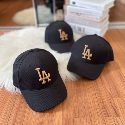 1065 -  Nón MLB LA Dodgers Metal Logo Ball Cap Black Gold - Code 3ACPIG01N 07GOS [HÀNG CHÍNH HÃNG]