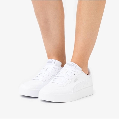1555 - Giày Puma Skye Clean All White - Trắng  - 380147 02 [CHÍNH HÃNG]