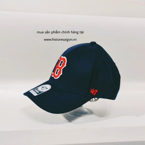 040 -  Nón New Era - Xanh Dương Navy - B đỏ [HÀNG CHÍNH HÃNG]