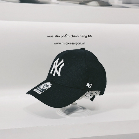 038 -  Nón New Era - Đen - NY Chữ Trắng [HÀNG CHÍNH HÃNG]