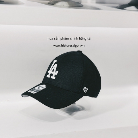 037 -  Nón New Era - Đen - LA Chữ Trắng [HÀNG CHÍNH HÃNG]