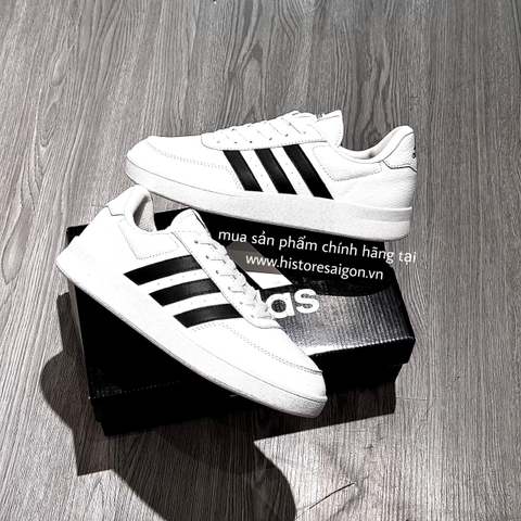 254 -  Giày Adidas Break Net 2.0 - Wht/BLK - Trắng Sọc Đen [HÀNG CHÍNH HÃNG]