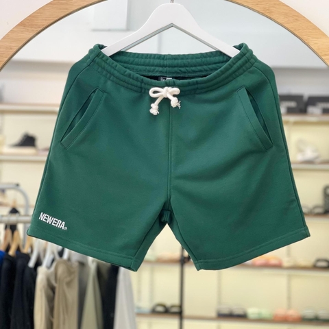 446 -  Quần Short New Era - Logo - Xanh Rêu [HÀNG CHÍNH HÃNG]