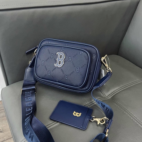 455 -  Túi đeo chéo MLB Boston Red Sox Navy - Code 7ACRMD04N-43NYD [HÀNG CHÍNH HÃNG]