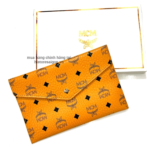 524 -  Ví/Bóp MCM Clutch Monogram Gift - Nâu Brown [HÀNG CHÍNH HÃNG]