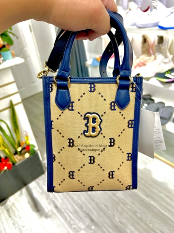 535 -  Túi MLB Big B Monogram - Phonebag Dọc - Nâu - Code 7ACRMD34N 43BGS [HÀNG CHÍNH HÃNG]