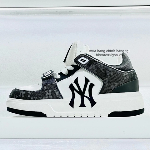 522 -  Giày MLB Liner Mid Monogram NY - Xám Đen - Code 3ASXCDN3N-50BKS [HÀNG CHÍNH HÃNG]