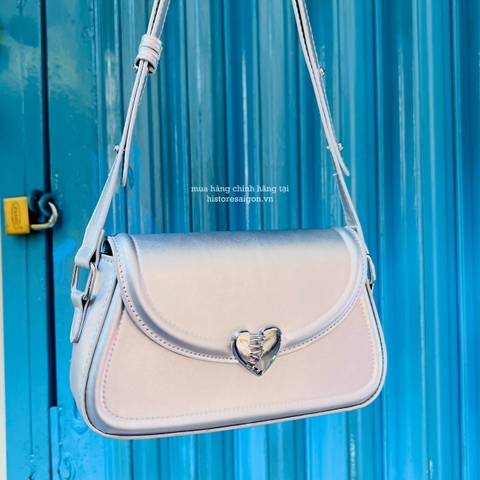 527 -  Túi Xách Obaghouse Ember Heart Bag - Trắng Bạc [HÀNG CHÍNH HÃNG]
