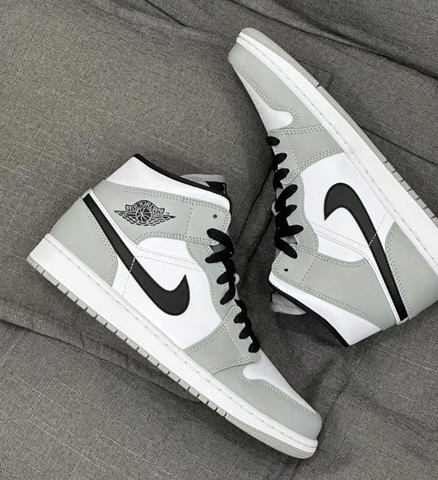 812 -  Giày Nike Air Jordan 1 Mid Smoke Grey V1 554724 092 [HÀNG CHÍNH HÃNG]