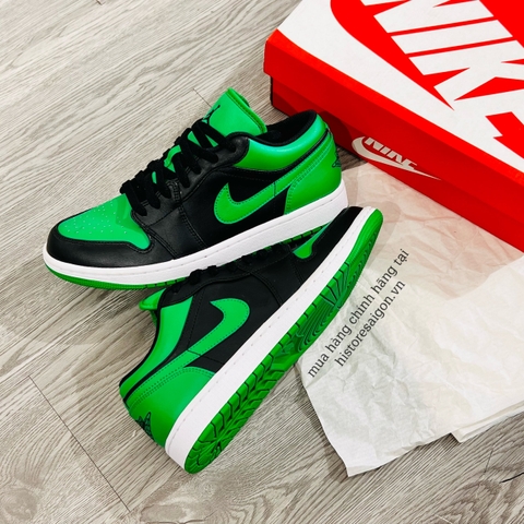 073 -  Giày Nike Jordan 1 Low Lucky Green 553558 065 [HÀNG CHÍNH HÃNG]