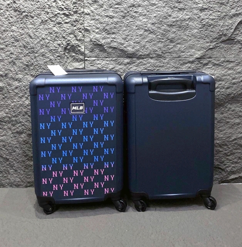 1010 -  Vali MLB NY Classic Monogram Monative - Size 22 Xách Tay - Đen - 3AHH0014N 50BKS [HÀNG CHÍNH HÃNG]