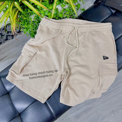 965 -  Quần New Era Cargo Pants Flag Logo - Hộp - Beige [HÀNG CHÍNH HÃNG]