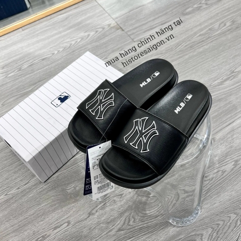 713 -  Dép MLB Chunky Mound Basic NY New York Yankees - Đen - Code 3ALPCMM4N 50BKS [HÀNG CHÍNH HÃNG]