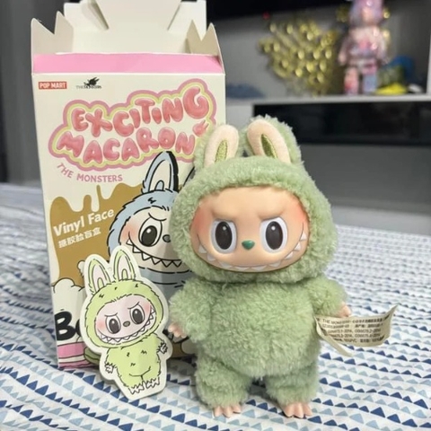 1094 - Labubu Green Grape Xanh Lá Size bé 17cm - Gấu Bông Art Toy [HÀNG CHÍNH HÃNG]  Pop Mart