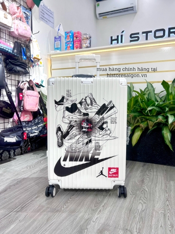 750 -  Vali Nike Sneakers Silhouette - Size Ký Gửi 26 - Trắng Kem [HÀNG CHÍNH HÃNG]