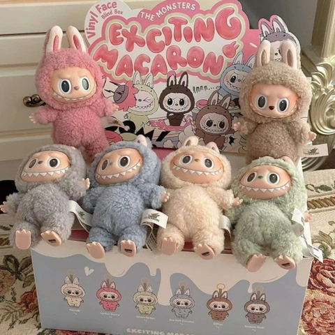 1105 -  Labubu V1 Set 6 Hộp Blind Box Chưa Khui Seal - Gấu Bông Art Toy [HÀNG CHÍNH HÃNG] POP MART The Monsters Tasty Macaron Vinyl Face Blind Box