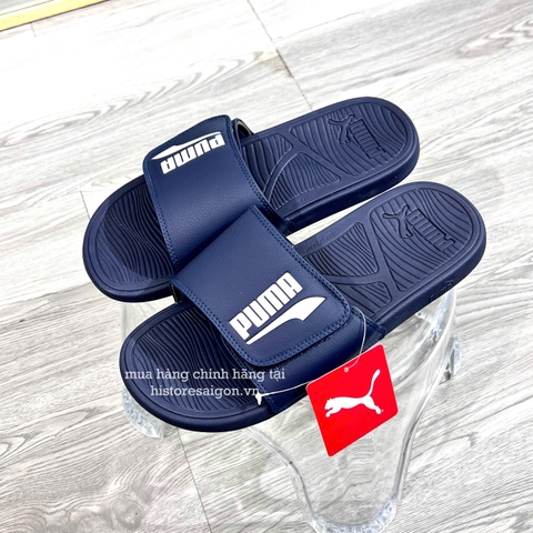 952 -  Dép Puma Cool Cat 2.0 Slides Navy White - Code 390961-07 [HÀNG CHÍNH HÃNG]