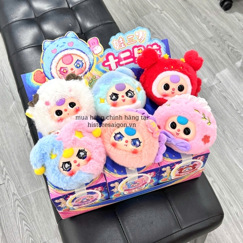 1172 - Baby Three 12 cung hoàng đạo - Set 6 bé - Baby Three 12 Constellations Plush Series Art Toy [CHÍNH HÃNG]