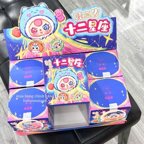 1173  - Baby Three 12 cung hoàng đạo - Lẻ 1 Box - Baby Three 12 Constellations Plush Series Art Toy [CHÍNH HÃNG]