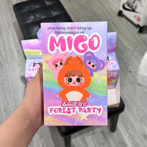1181 - Baby Three Migo Forest Park Migo Rừng Blindbox - Hộp 1 Bé - Baby Three Animal Party Big Cute Plush Series Art Toy [CHÍNH HÃNG]