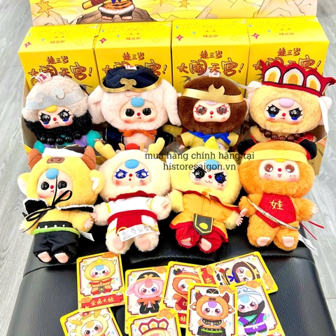 1260 - Baby Three BB3 Tây Du Ký - Baby Three Havoc In Heaven Plush - Full Set 8 Bé [CHÍNH HÃNG]