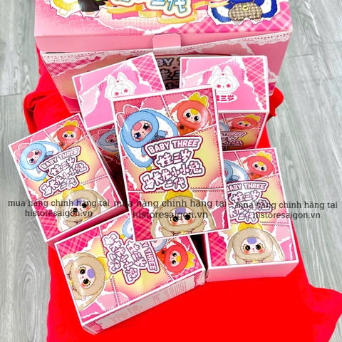 1320 - Baby Three Macaron V2 Blindbox - MCR V2 Blindbox - The Baby Three The Baby Three Macaron Cute Bunny V2 Plush Blindbox [CHÍNH HÃNG]