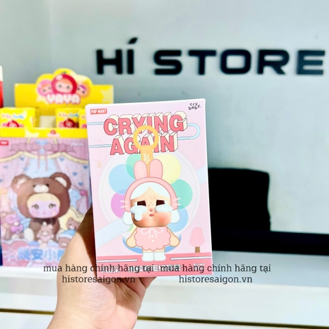 1318 - Crybaby Crying Again Blindbox - Hộp Ngẫu Nhiên - POPMART CRYBABY Crying Again Series-Vinyl Face Plush [CHÍNH HÃNG]