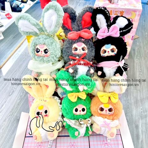 1328 - Baby Three Thỏ Thị Trấn V2 - Bb3 Thỏ Thị Trấn V2 - Baby Three Lily Rabbit Town Plush - Set 6 Bé [CHÍNH HÃNG]