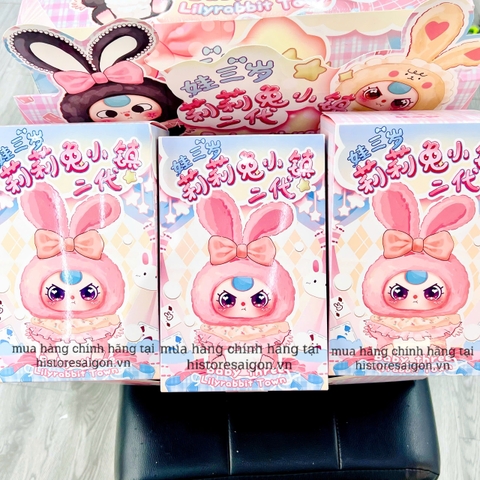 1329 - Baby Three Thỏ Thị Trấn V2 Blindbox - BB3 Thỏ Thị Trấn V2 Blindbox Ngẫu Nhiên - Baby Three Lily Rabbit Town Plush - 1 Box Lẻ Ngẫu Nhiên  [CHÍNH HÃNG]