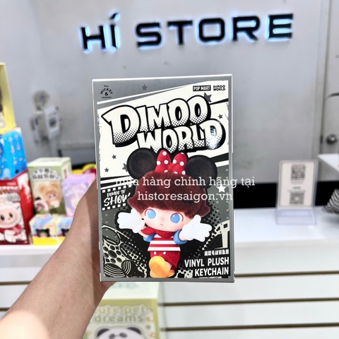 1338 - Dimoo World Blindbox - Dimoo Bông Blindbox - POPMART Dimoo World x Disney Series-Vinyl Plush Keychain Blindbox - Code 01302810652