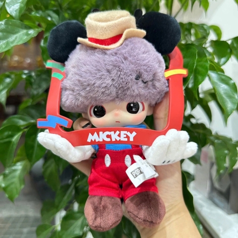 1358 - Secret Dimoo Mickey TV Show (Secret Edition) - Dimoo Bông Mickey TV Show (Secret Edition) - POPMART Dimoo World x Disney Series-Vinyl Plush Keychain Blindbox - Code 01302810652 [HÀNG CHÍNH HÃNG]