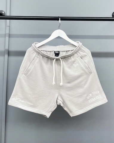 1350 - Quần New Era - Xám - New York Yankee Chữ Thêu Trắng [HÀNG CHÍNH HÃNG]