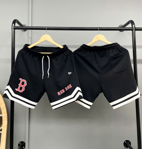1401 - Quần New Era Big B Red Sox Đen Chữ Đỏ [HÀNG CHÍNH HÃNG]