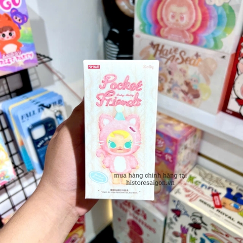 1510 - Baby Molly Pocket Friends Blindbox - Molly Mèo - POPMART Baby Molly Pocket Friends Series Vinyl Plush Pendant 01008211150 [CHÍNH HÃNG]