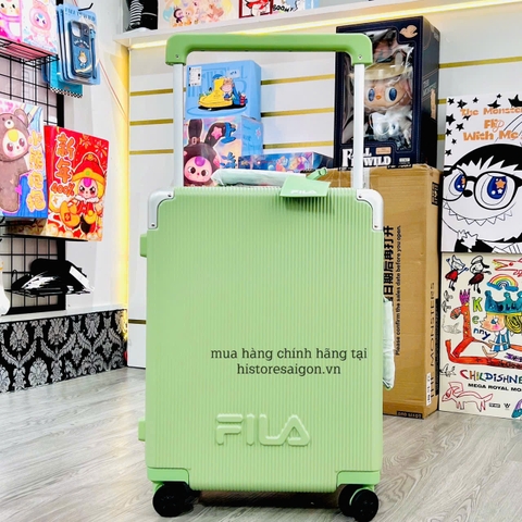 1514 - Vali Fila Xanh Bơ Size Cabin 22 Xách Tay Embossed Logo [HÀNG CHÍNH HÃNG]